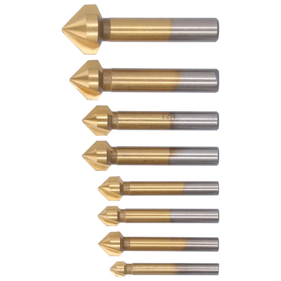 Mioren Chamfering End Mill Chamfering End Mill, Countersink Drill Bit Sturdy Durable for Drilling