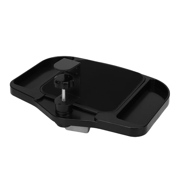 Mioren Clamp On MouseTray Clamp On Mouse Platform Adjustable Mouse Pad Device Holder Desk Rotating Tray Rest Extension Attachment