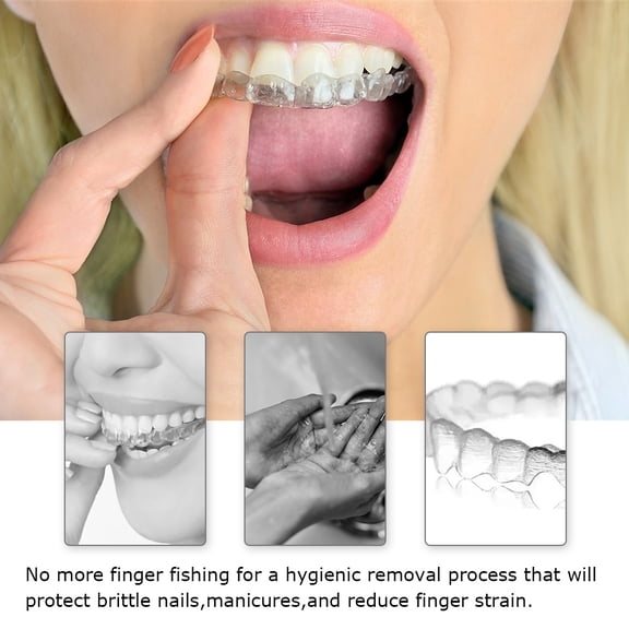 Mioren Clear Nice Aligner Remove Removable Braces Clear Aligner Removal Tool Plastic
