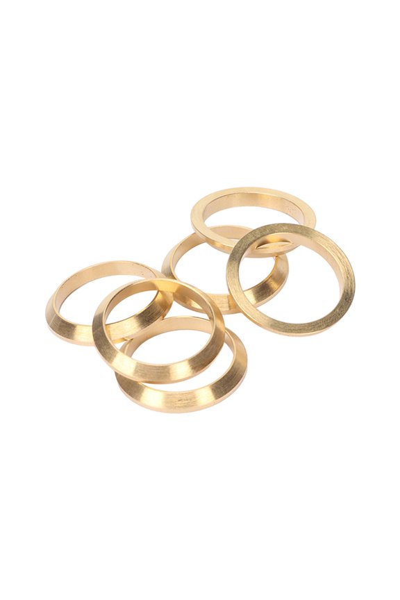 Clock Decorative Rings Nixie Tubes Copper Ring, Clock Decorative Rings 6Pcs for IN 14 Nixie Tubes Clock