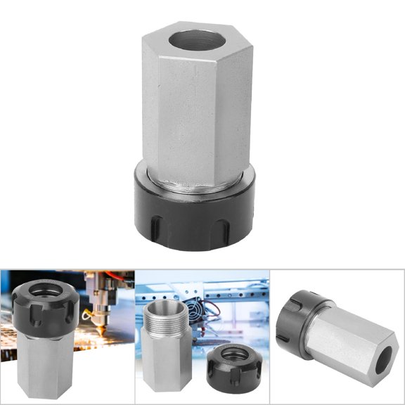 Mioren Collet Block ER25 Collet Block Chuck Holder High Strength Tool Steel Standing Upright Engraving Machine Square Hex