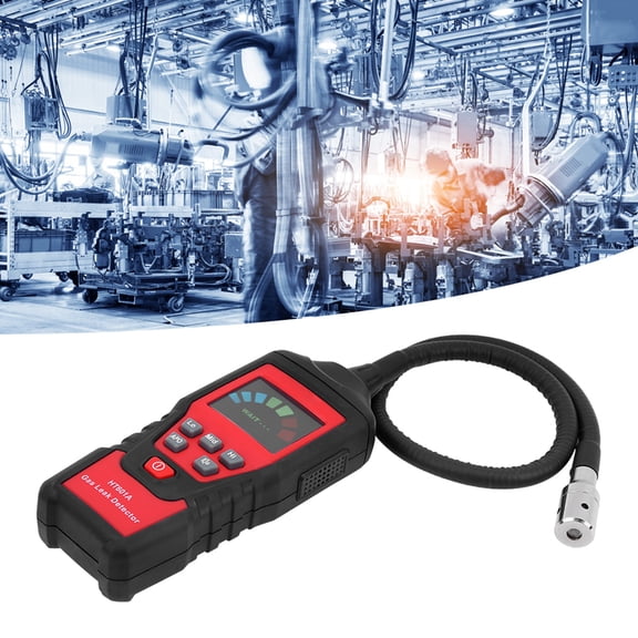 Mioren Combustible Gas Detector Alarm HT601A Portable LED Combustible Flammable Gas Detector Gas Leakage Tester Analyzer