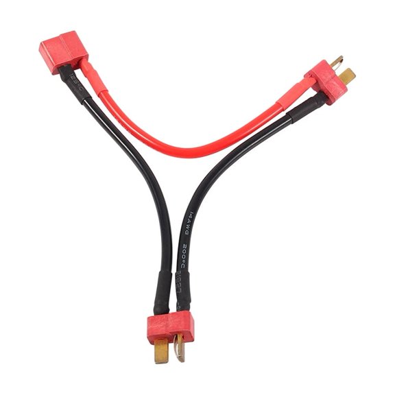 Mioren Connector Adapter CableT Plug Connector Cable, 14AWG T Plug Female To Male Connector for Model Toy