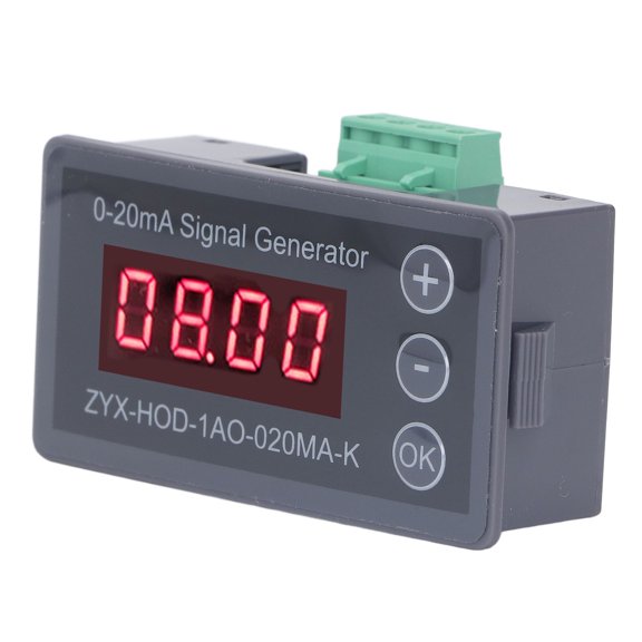 Mioren Current Signal Generator Currents Simulator, 1 Channel Stable Output Current Signal Generator 15-28V DC Power Supply for Testing