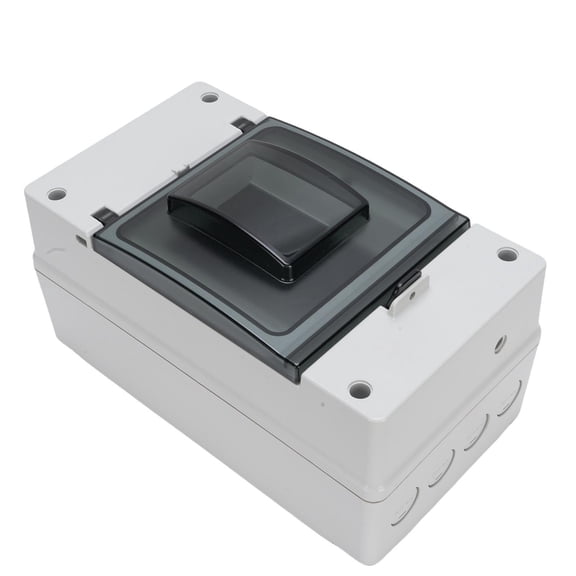 Mioren DC Circuit Breaker Box DC Circuit Breaker Box, IP66 Rain Proof Outdoor Power Distribution Box for Docks