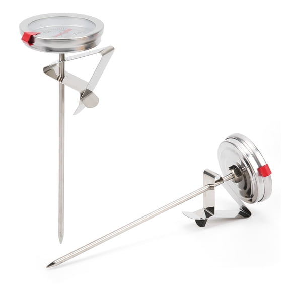 Mioren Deep Fry Thermometer Stainless Steel Deep Fry Thermometer for Oil Pan 5cm Dial TTE35125
