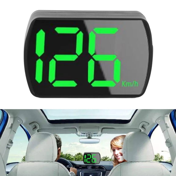 Mioren Digital HUD Speedometer Digital Speed Display, Universal Fit Car HUD Speedometer KM MPH for Truck SUV Bus Motorcycle