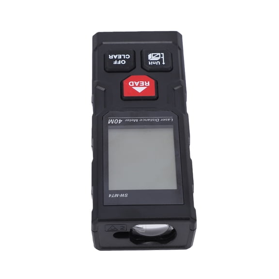 Mioren Distance Meter Distance Meter with Precise Measurements, Easy Operation, Large Backlit LCD for DIY Professionals, Bubble Level and Auto Shutoff
