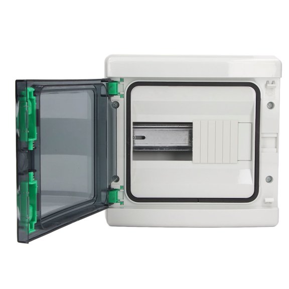 Mioren Distribution Box Distribution Protection Box, Transparent Cover Distribution Junction Box 8 Way Corrosion Prevention for Hotel