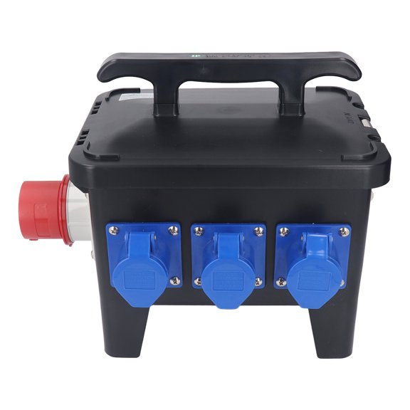 Mioren Distribution Box Power Distribution Box, Distribution Protection Box ABS Safe Plated Contacts Waterproof AC 240-415V for Industries