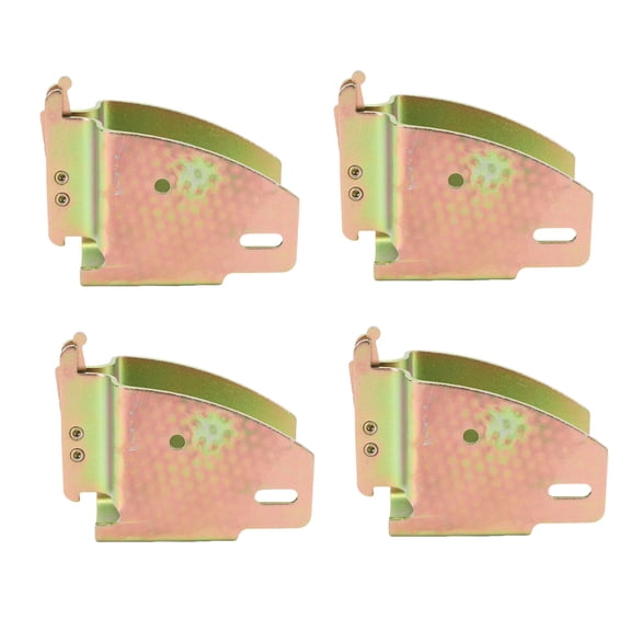 Mioren E Track Wood Beam Brackets E Track Wood Beam End Socket Heavy Duty Storage Lumber Bracket for Truck Trailer Van RV Cargo Trailer