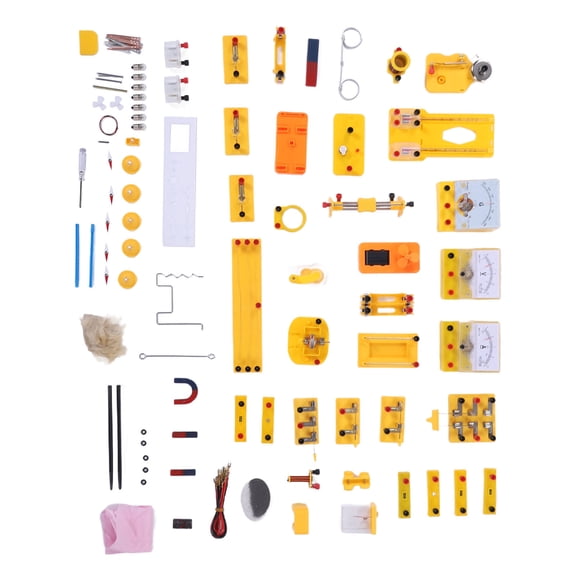Mioren Electromagnetism Experiment Kit Electromagnetism Electromagnetism Experiment Box Physics Electricity Circuit and Magnetism Exploration Learning Kit for High School Students