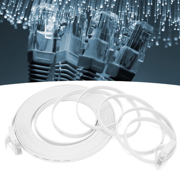 Mioren Ethernet Cable Ethernet Cable CAT6 Gigabit Twisted Pair Network Jumper Flat Copper Wire for Multiple Devices