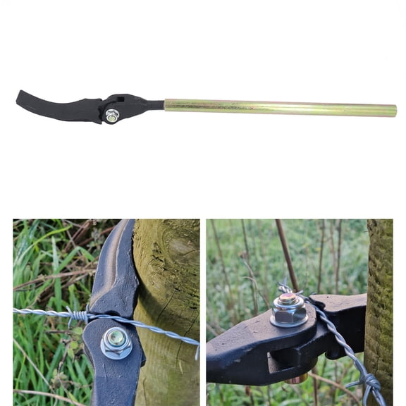 Mioren Fence Wire Stretcher Wire Fence Tensioner, Abrasion Resistant Easy Using Fence Wire Stretcher Wide Application for Home