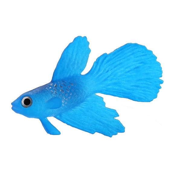 Mioren Fish Decoration Artificial Small Fish, Silicone Simulation Fish Ornament for and Salt Water Aquariums, and Easy to Clean Decorative, Ideal for Increasing Vitality, Funny Design