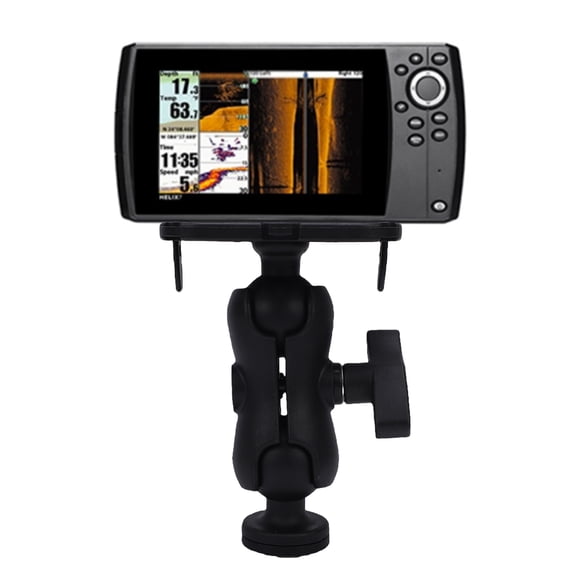 Mioren Fish Finder Mount Fish Finder Mount Universal 360 Rotation Electronic Device Mount for Boat Kayak Rail Installation