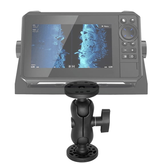 Mioren Fish Finder Mount Fish Universal Kayak Holder Fish Finder Mount Boat Rotating Bracket Kayaking Supporter Mounting Plate