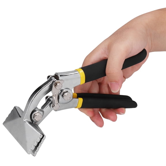 Mioren Flanging Tool Flanging Pliers Flat Nose Crimping Forceps Curved Handle Seamer Manual Bending Seam Tool