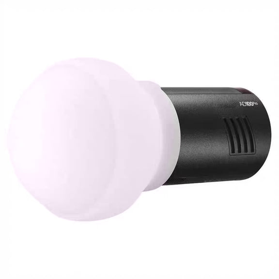 Mioren Flash Diffuser Modifier Flash AK-R22 Diffusion Dome Collapsible Flash Diffuser Fit for Godox V1/ AD100Pro Series Round Head Flash