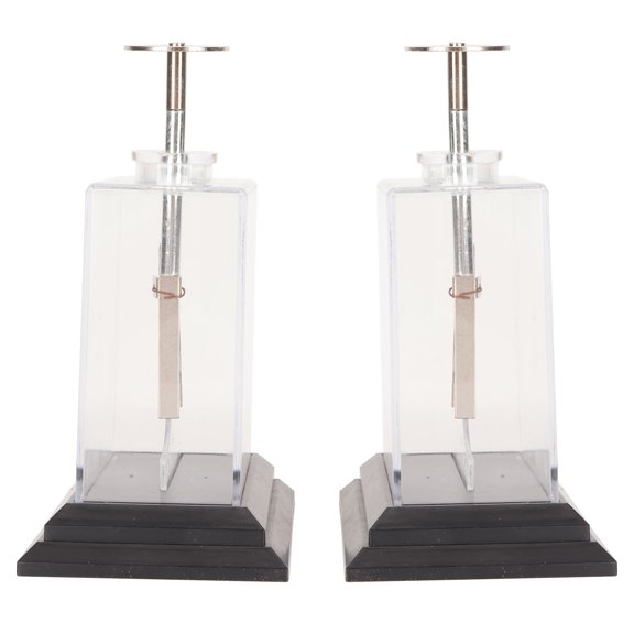Mioren Foil Electroscope Physics Electrometer, Foil Electroscope Compact for Teaching Aids