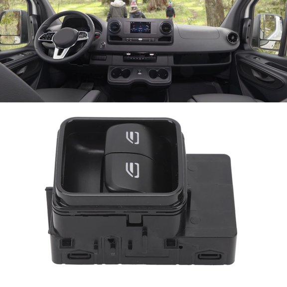 Mioren Front Window Responsive Front Window Control Switch, Power Window Switch with Premium ABS Materials for Sprinter 907 910 2018 to 2022, Direct Fit for Installation