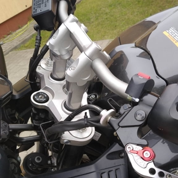 Mioren Handlebar Riser Universal Motorcycle Handle Bar Riser Clamp Back Move Adapter Enhances Rider Comfort and Control on Indian Motorcycles 22mm Universal