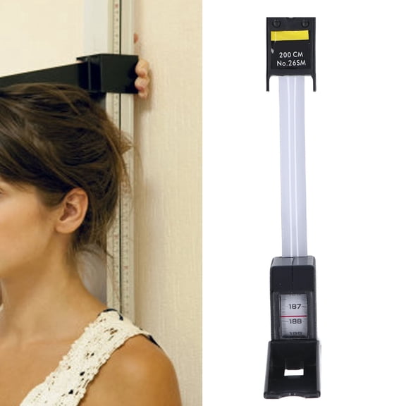 Mioren Height Meter 2 Meters Growth Meter, Easy Operation Portable Stature Altimeter ABS Shell for Hospitals