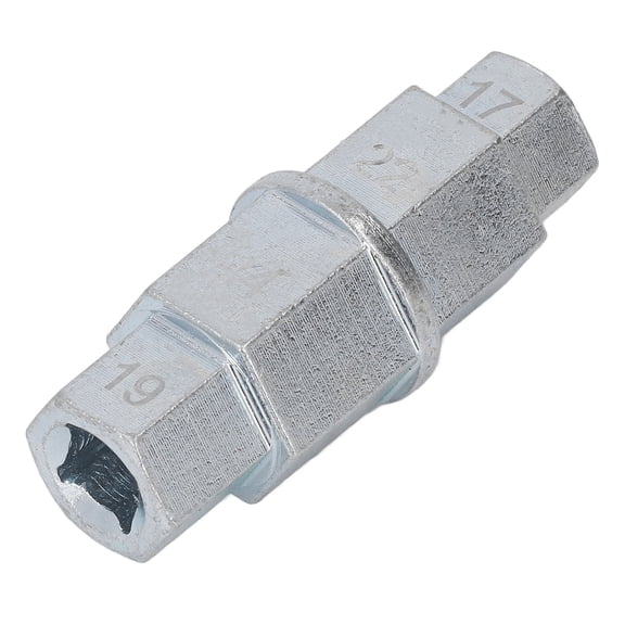 Mioren Hex Axle Tool Front Axle Wheel Tool, 17mm 19mm 22mm 24mm Hex Axle Tool for Motorcycle, Spindle Wrench for Motorcycles, Strong Chrome Molybdenum Steel