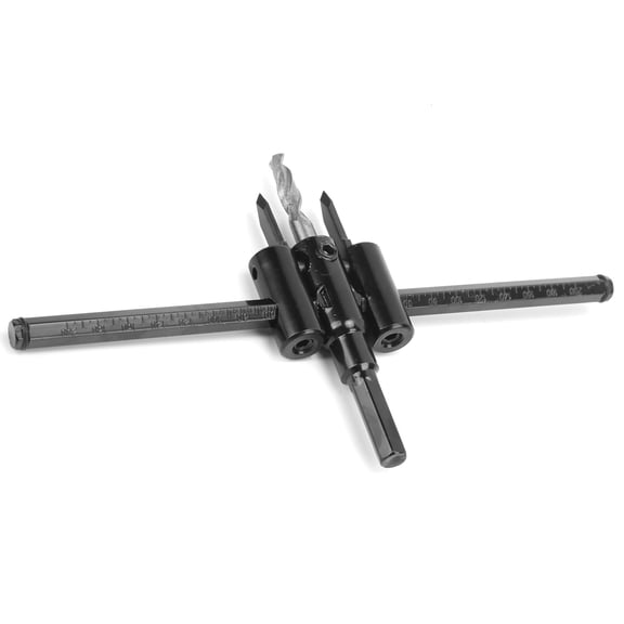 Mioren Hole Opener Hole Opener, Aircraft Type Circle Hole Cutter Saw Kit for Drywall Wood