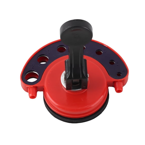 Mioren Hole Saw Adjustable Hole Saw Drill Bit Guide Glass Ceramic Tile Hole Locator with Lever Operated Vacuum Base for Drilling Tiles Floors