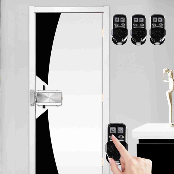 Mioren Home Door LockSmart Lock, Remote Control Keyless Entry Electronic Lock, Dual core and dual system, open , response quicker, Remote Control Lock with Stainless Steel, for Office Home