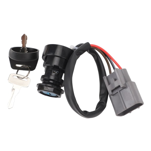 Mioren Ignition Key for ATV Grizzly 660 ATV Ignition Switch, High Strength 3 Wire Ignition Key Switch for Grizzly 660 YFM660 ATV 2002 To 2008