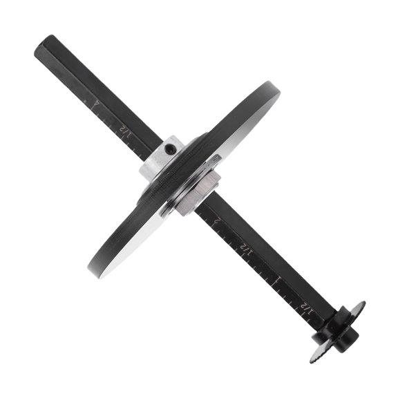 Mioren Inside Pipe Cutter Set Inside Pipe Cutter Set Adjustable Depth ABS PVC Pipe Inside Cutter Locator with 6 Sizes Saw Blades