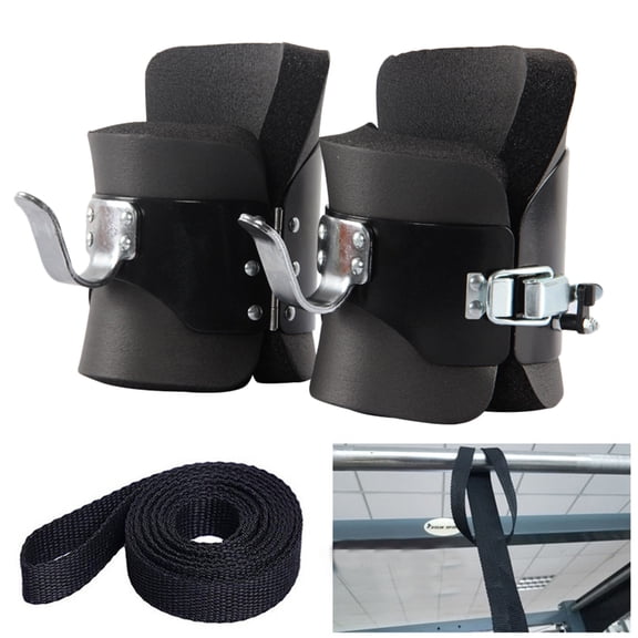 Mioren Inversion Gravity Boots Stainless Steel Inversion Gravity Boots with Comfortable Padding, 150KG Weight Capacity for Hanging Pull Up, Separating and Muscles Stretch