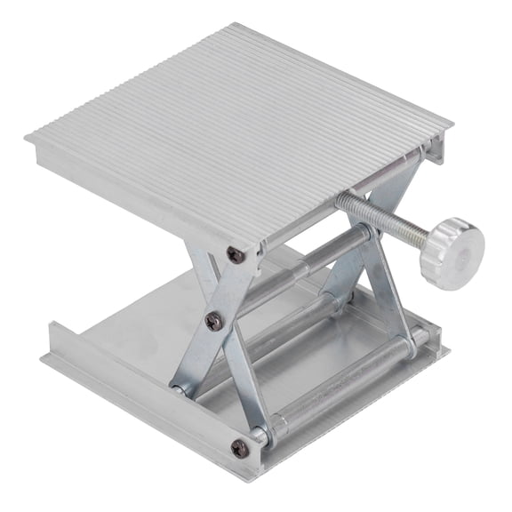Mioren Laboratory Lifting Laboratory Lifting Platform Adjustable Manual Lift Stand Height Measuring Tool Aluminum Alloy