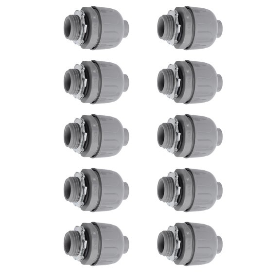 Mioren Liquid Tight Conduit Connector Liquid Tight Fitting, 10 Pcs Liquid Tight Conduit Connector for Refrigeration Equipment