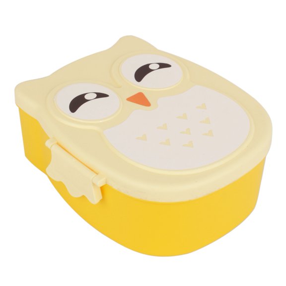 Mioren Lunch BoxCartoon Owl Lunch Box Food Container Large Capacity sturdy Safe 900ML Size