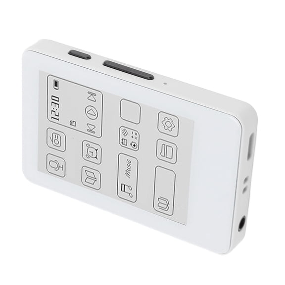 Mioren MP3 PlayerPortable Ink Screen MP3 Music Player, Type-C Charging MP3 Player Lightweight Electronic Book Function for Home