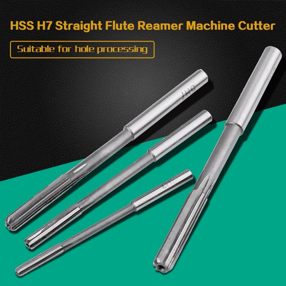 Mioren Machine Reamer HSS Straight Flute Reamer Cutter Set for and Handicraft Processing 10pcs 3/4/5/6/7/8/9/10/11/12mm