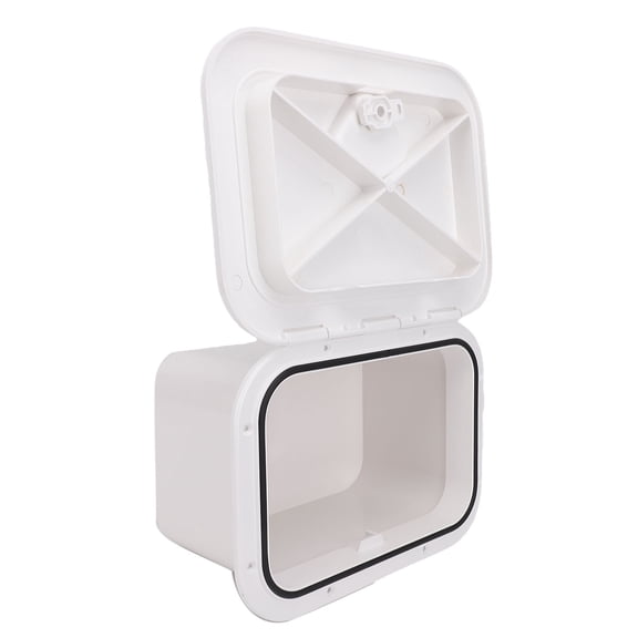 Mioren Marine Boat Storage Box Marine Boat Storage Box, Deck Storage Compartment ABS for Bait Fishing Gear Tools