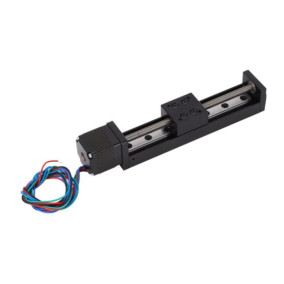 Mioren Mini Linear Rail Slide Actuator X Y Z Linear Stage Actuator, Mini Linear Rail Guide Slide Actuator High Accuracy Thickened Bottom Plate Large Horizontal Vertical Load Aluminium Alloy for DIY