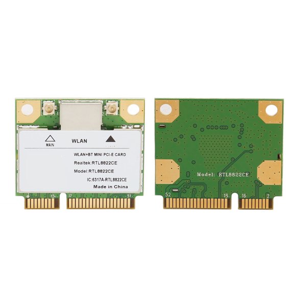 Mioren Mini PCIe WiFi Card Mini PCIe WiFi Card, RTL8822CE Mini PCIe Wireless Card 2.4G 5G Dual Band for Laptops