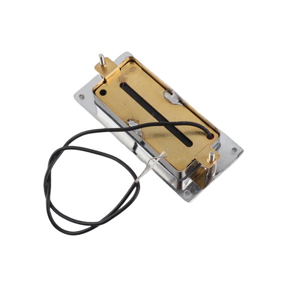 Mioren Mini Pick-up Pick-up Mini Humbucker Pickup Kit Compatible with LP Electric Guitar Neck Bridge Double Coil Pick-up Chrome Plated