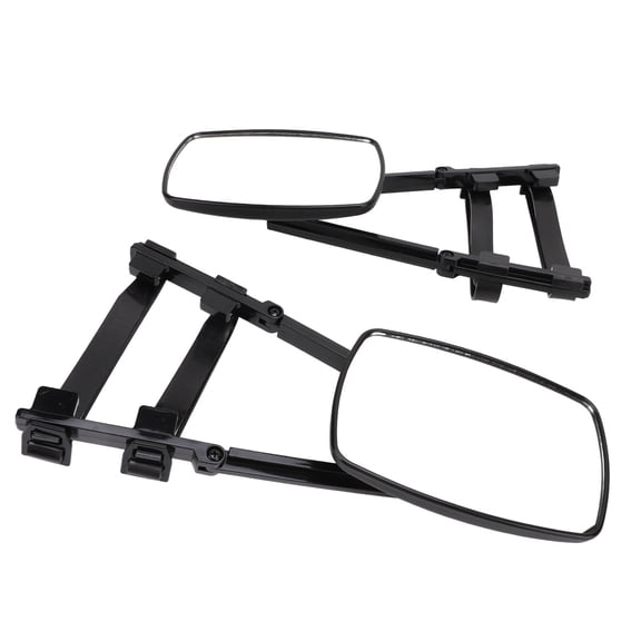 Mioren Mirror Extenders for Towing Towing Mirror Extender, Reliable Performance Clip On Towing Mirror Extension Easy Installation 360 Degree Adjustable Left Right Versatile for Car