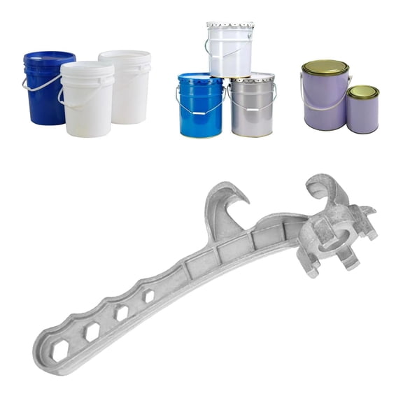 Mioren Multi Function Bucket Opener Bucket Opener, Multi Functional Bung Wrench for Paint Cans