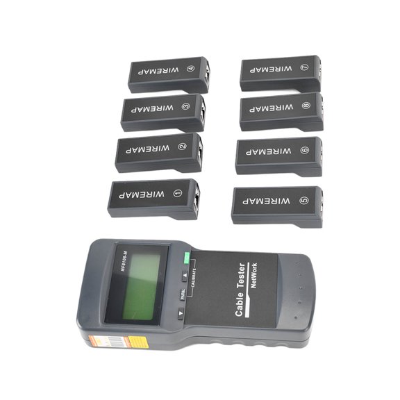 Mioren Network Cable Tester RJ45 Cable Finder, ABS Shell F-8108-M High Efficiency Lightweight Network Cable Tester Voltage Protection for Wiring Project for Line Detection
