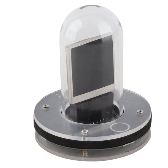 Mioren Nixie Tube Clock Nixie Tube Clock, Digital Clock 1.54 Inch IPS LCD WiFi for Desktop