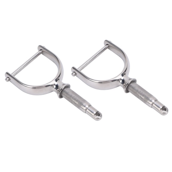 Mioren Oarlocks 1/2 Inch Boat Oarlock, Rowlocks Polished 2PCS for Small Boats Canoe Kayak