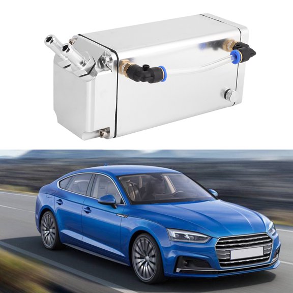 Mioren Oil Catch Oil Catch Can, Oil Catch Reservoir Tank Aluminum for Collect the Oil Steam for Car Modified Accessories