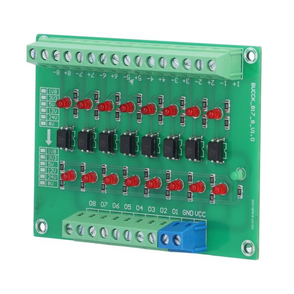 Mioren Optical Isolation Module Optical Isolation Module, 5v Relay Module Isolator Module for Signal Level and Voltage Conversion for PNP and NPN Signal To NPN Signal